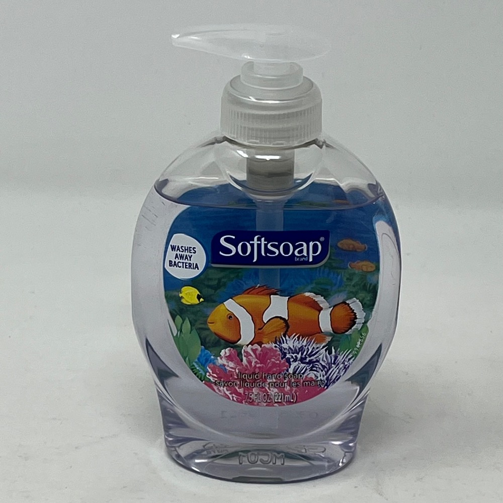Softsoap Liquid Hand Soap Aquarium Series Clownfish 7.5 fl oz Pump Bottle